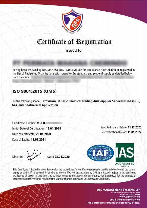 IAF and IAS Accredited